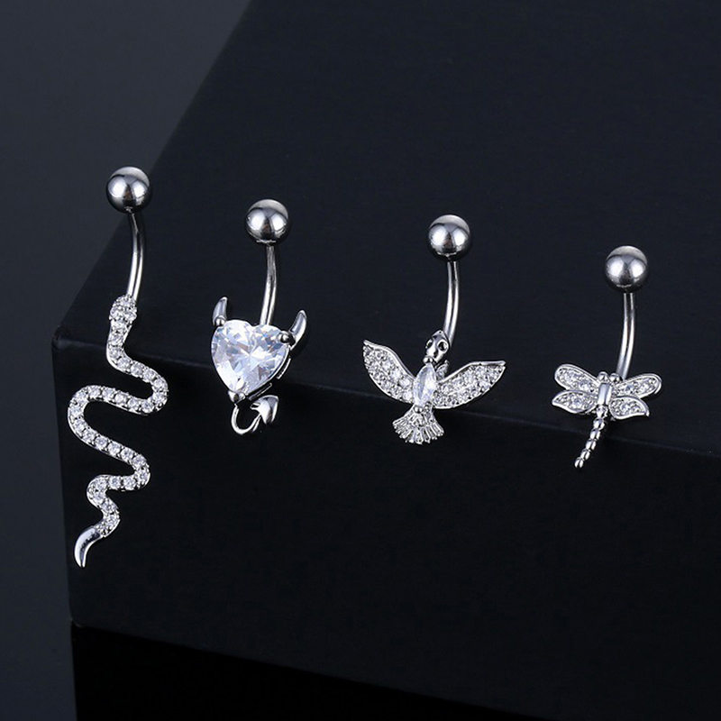 Body Jewelry Universe - Personal isierter perforierter Nabel ring, durchbohrter