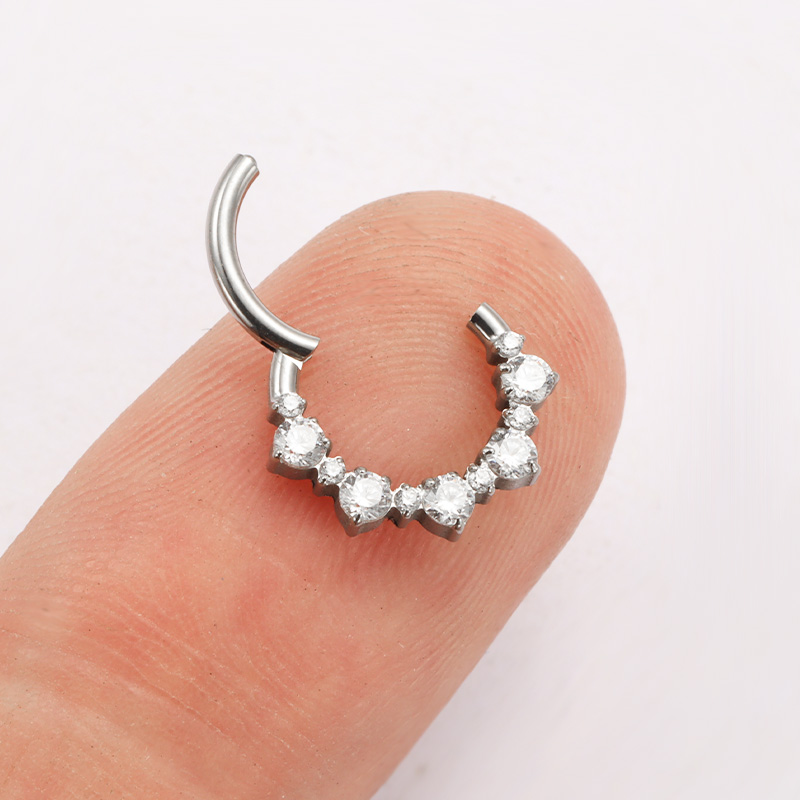 ASTM F136 Titan Daith Clicker  – Septum Clicker Ring Bewertung und Preis