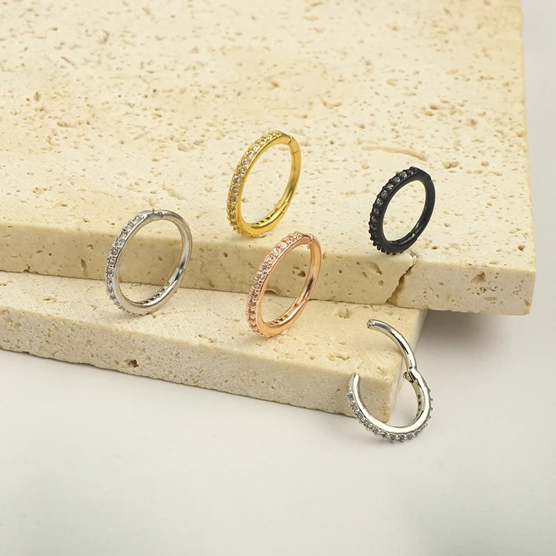 16G Klarer CZ Nasenring Hoop a – Septum Clicker Ring Bewertung und Preis