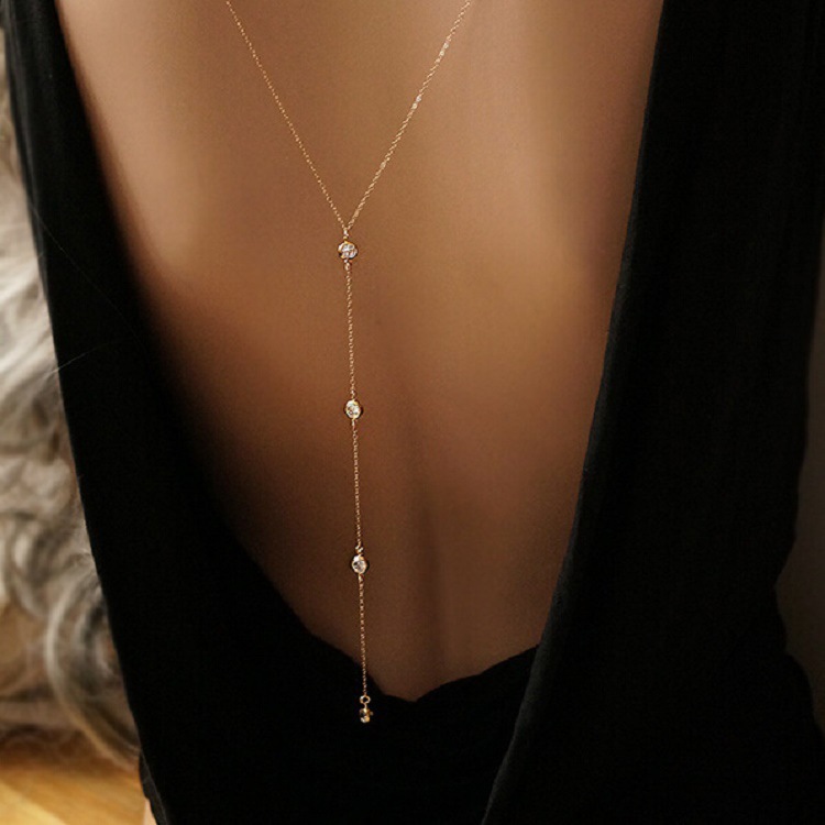 Neue Strass Sexy frauen Zurück – Body Jewelry Beach Bewertung und Preis