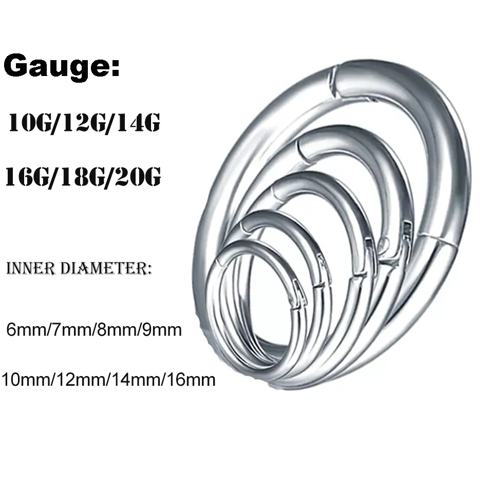 1 Stück G23 Titan Klappsegment – Septum Clicker Ring Bewertung und Preis