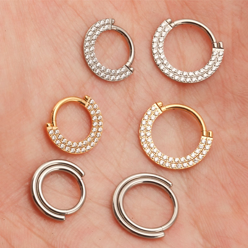 ASTM F136 Titan Clicker Septum – Septum Clicker Ring Bewertung und Preis
