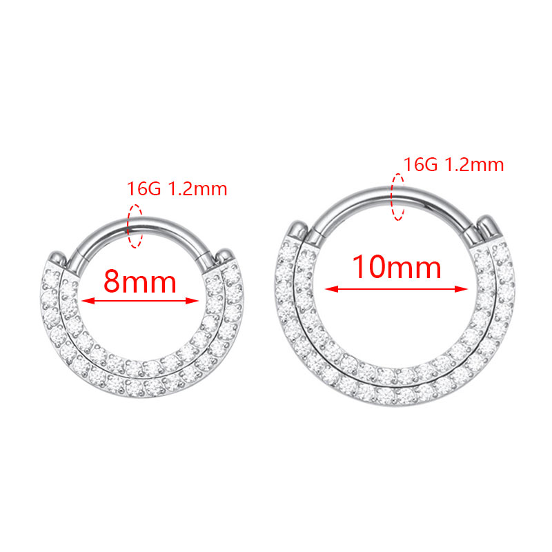 ASTM F136 Titan Clicker Septum – Septum Clicker Ring Bewertung und Preis