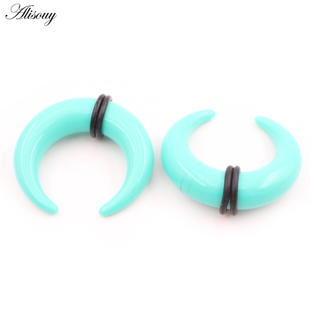 2 Stück Acryl C Sahpe Büffelho – Septum Clicker Ring Bewertung und Preis