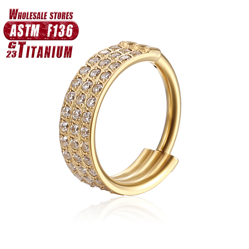 F136 Titan-Nasenring, Implanta – Septum Clicker Ring Bewertung und Preis