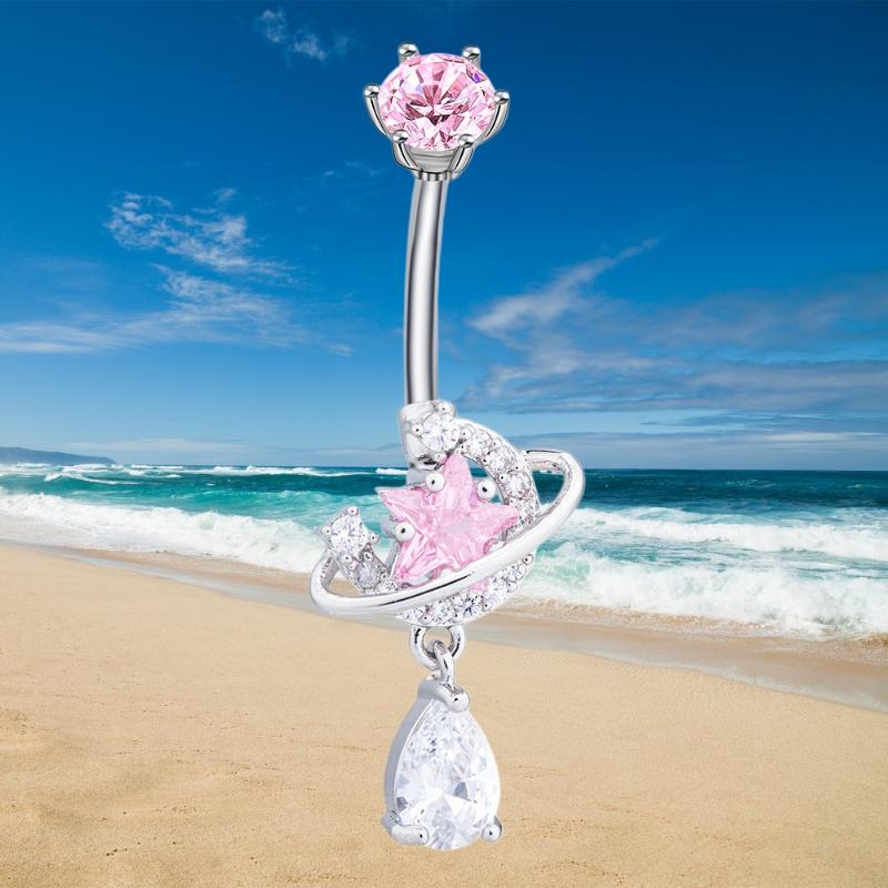 Neue Kristall-Bauchnabelringe  – Body Jewelry Universe Bewertung und Preis