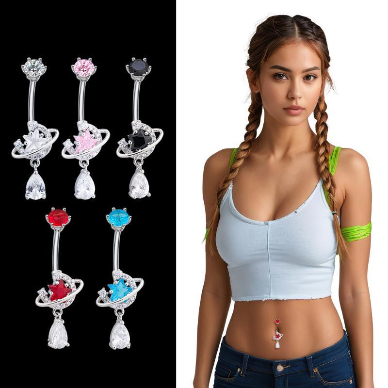 Neue Kristall-Bauchnabelringe  – Body Jewelry Universe Bewertung und Preis