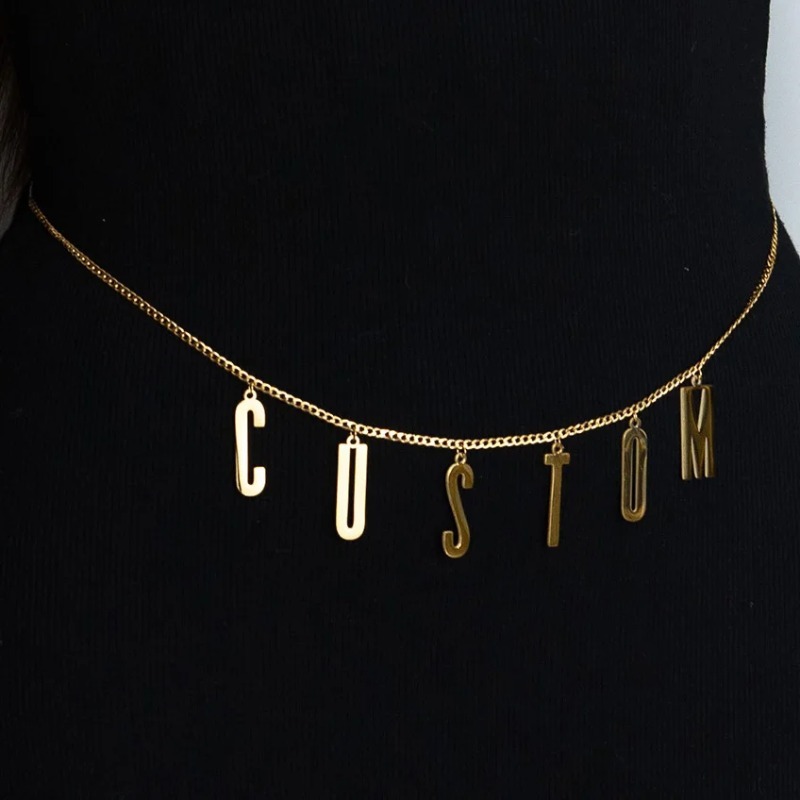 Personalisierte individuelle N – Body Jewelry Names Bewertung und Preis