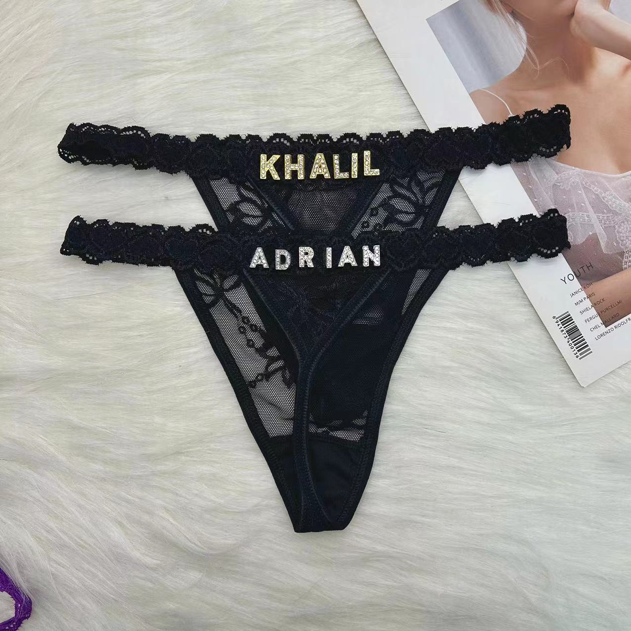 Tanga-Höschen mit individuelle – Body Jewelry Names Bewertung und Preis