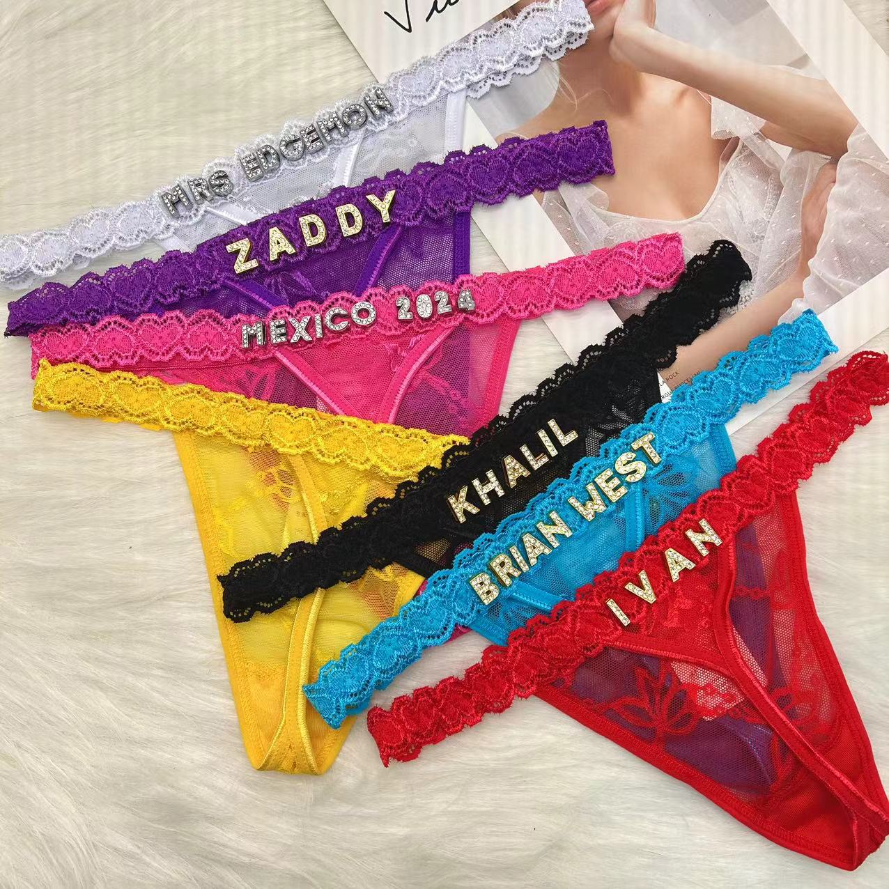 Tanga-Höschen mit individuelle – Body Jewelry Names Bewertung und Preis