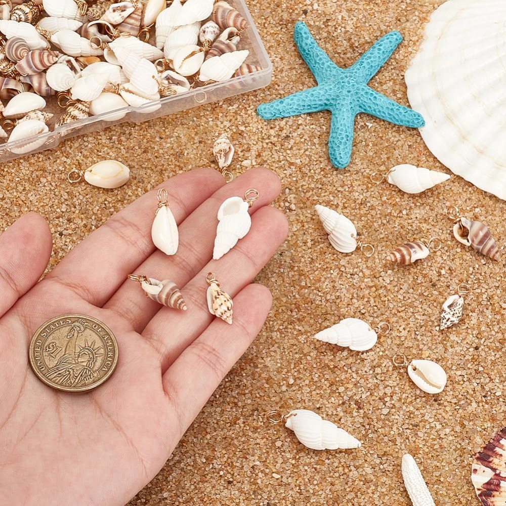 100 Stück 4 Stile natürliche M – Body Jewelry Beach Bewertung und Preis