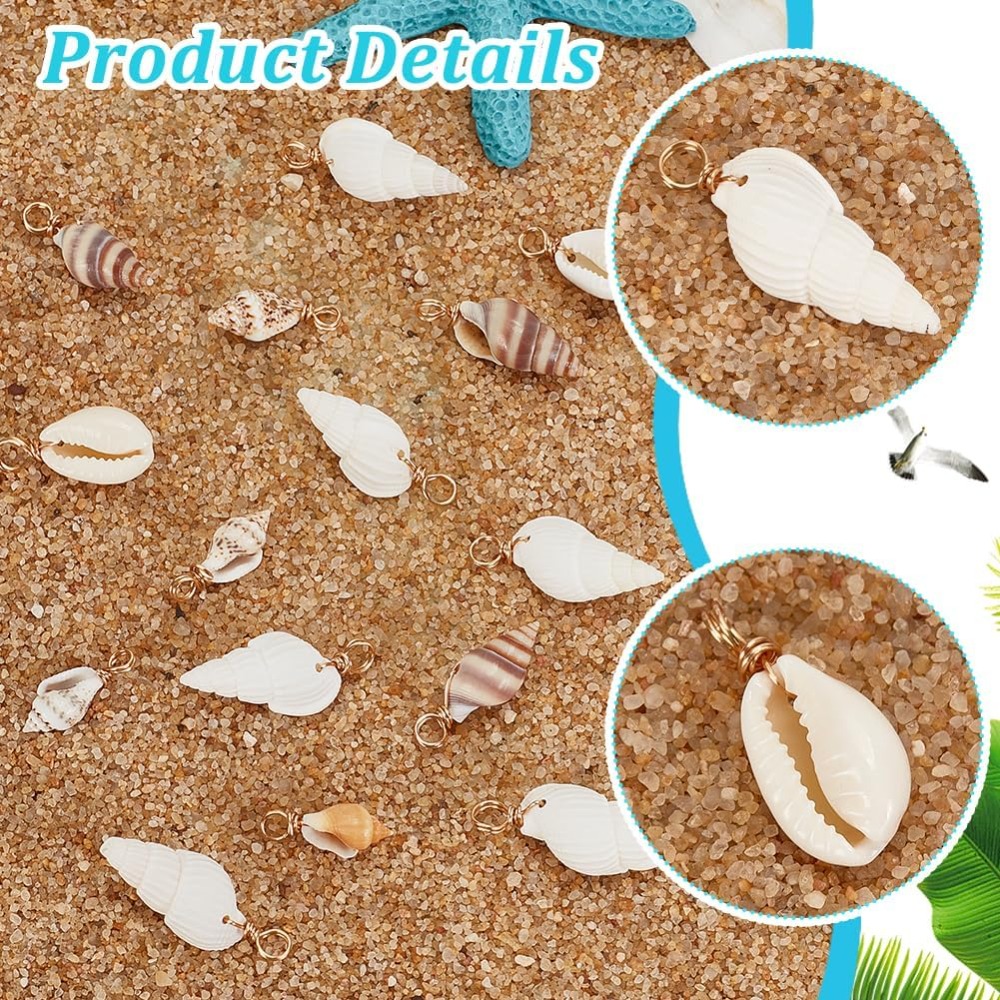 100 Stück 4 Stile natürliche M – Body Jewelry Beach Bewertung und Preis