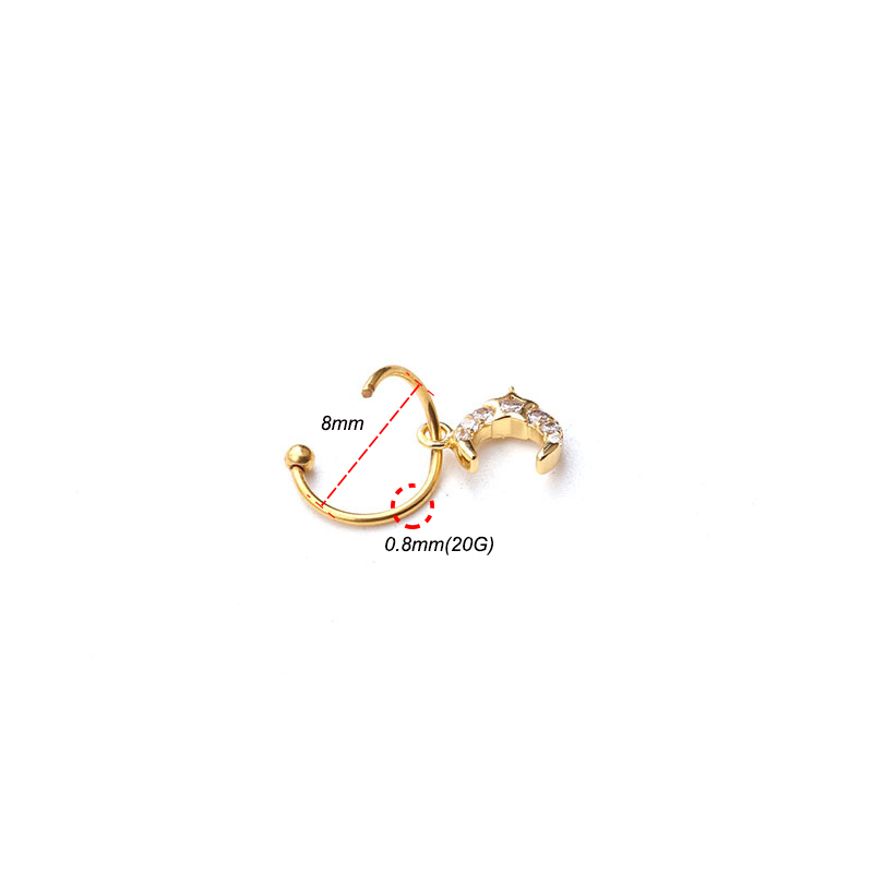1Pc Universal ring Hoop earrin – Body Jewelry Universe Bewertung und Preis