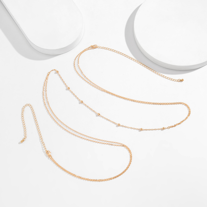 Einfache Brust-Ketten-Halskett – Body Jewelry Outfit Bewertung und Preis