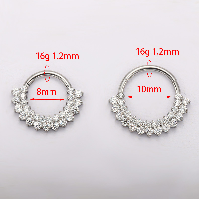 ASTM F136 Titan Clicker Septum – Septum Clicker Ring Bewertung und Preis