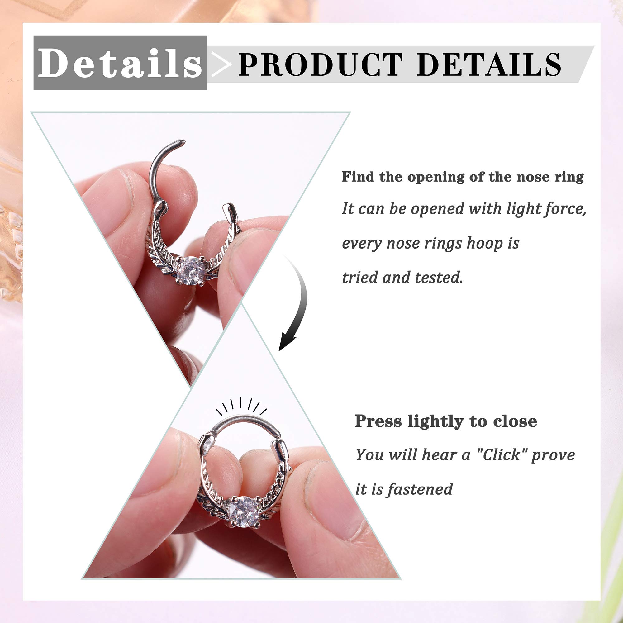 Drperfect 16G Septum Clicker R – Septum Clicker Ring Bewertung und Preis