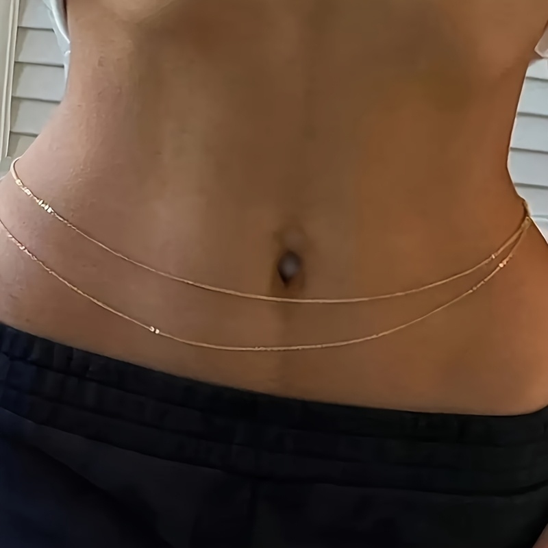 1Doppellagiger Taillengürtel a – Body Jewelry Outfit Bewertung und Preis