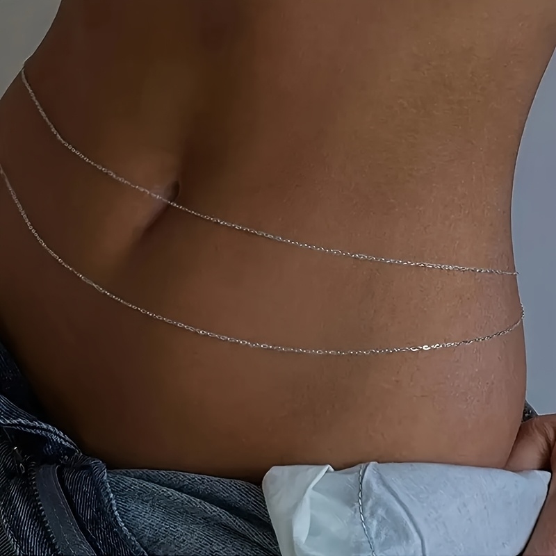 1Doppellagiger Taillengürtel a – Body Jewelry Outfit Bewertung und Preis