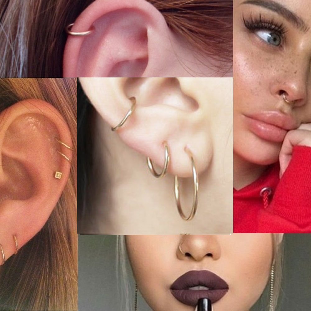 8 Stück chirurgischer Edelstah – Septum Clicker Ring Bewertung und Preis