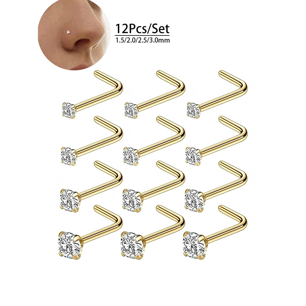12-teiliges komplettes Set 316 – Body Jewelry Lot Bewertung und Preis
